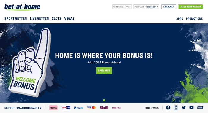 bet-at-home Homepage